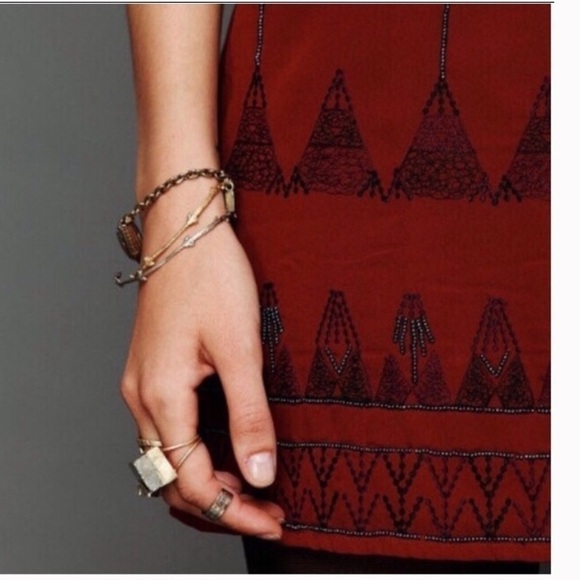 Free People embroidered western boho dress - Picture 3 of 7